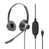 Micro-Casque Filaire Binaural Connecteur USB-A